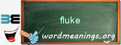 WordMeaning blackboard for fluke